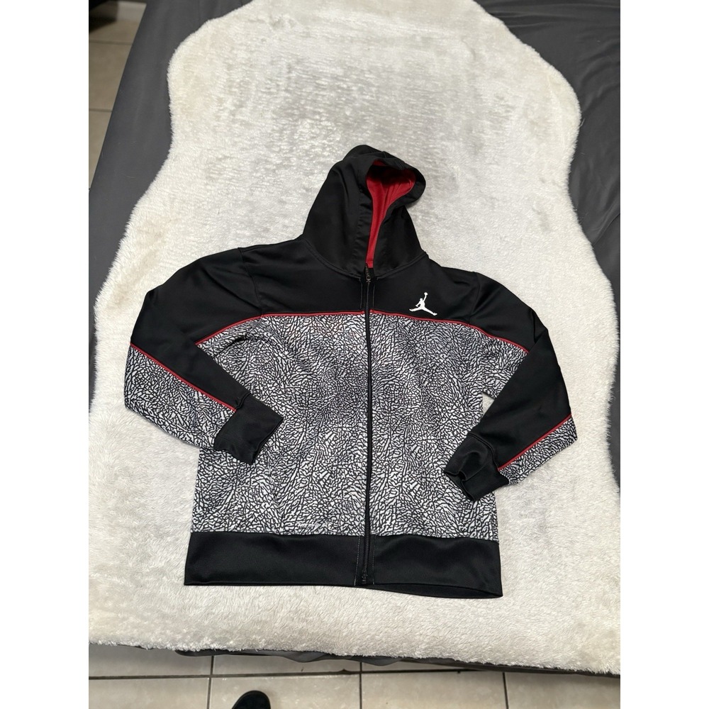 Nike Jordan Kids Boys Large 12-13 Years Full‎ Zip Hoodie Jacket